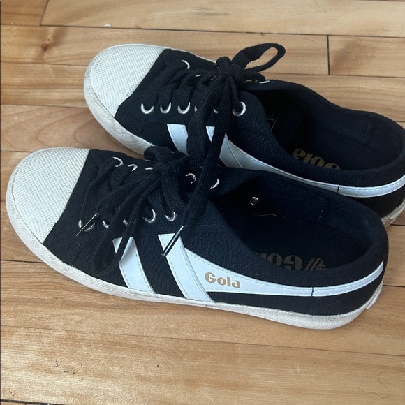 Gola Classic Coaster Runner black/white size 6 tennis shoe sneakers - Picture 2 of 8